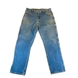 Dickies Denim Jeans 1993SNB Men's 34W x 32L(TAG) 35W 31L Actual Med Wash Work